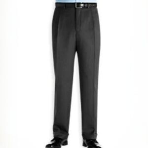 Ballin Men's Comfort-EZE Black Tencel Classic Dress Pants